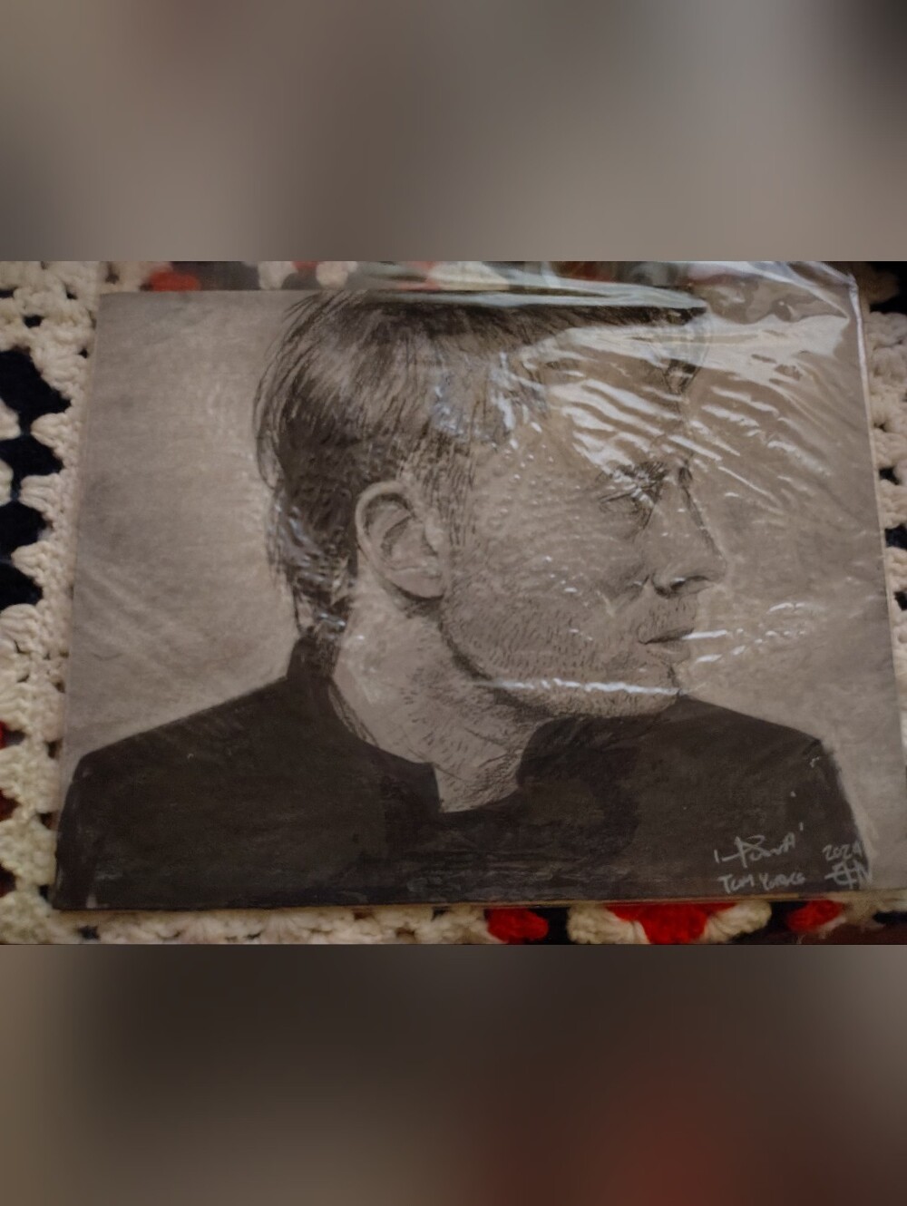 Original Artwork Of Thom York Of Radiohead In Pencil New Orleans Artist